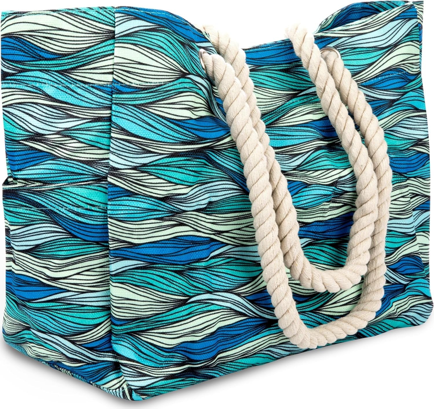 Beach Bag - Large Tote Bags for Women - Beach Bags Waterproof Sandproof - Chill Drift