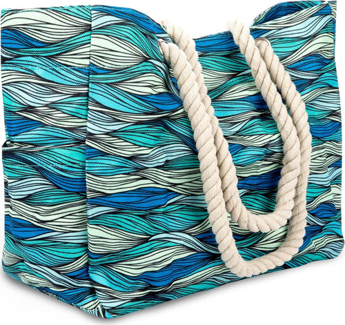 Beach Bag - Large Tote Bags for Women - Beach Bags Waterproof Sandproof - Chill Drift