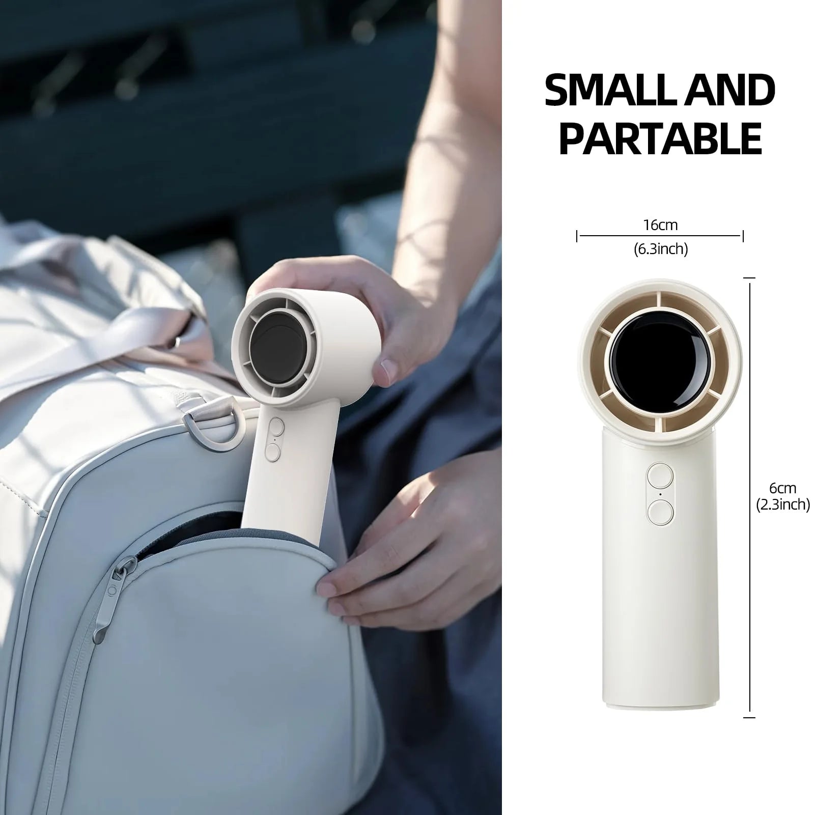 Portable Fan - Powerful Cooling Companion for On - The - Go Comfort - My Store
